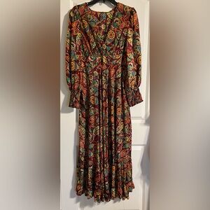 Maxi Dress XL Paisley Print
